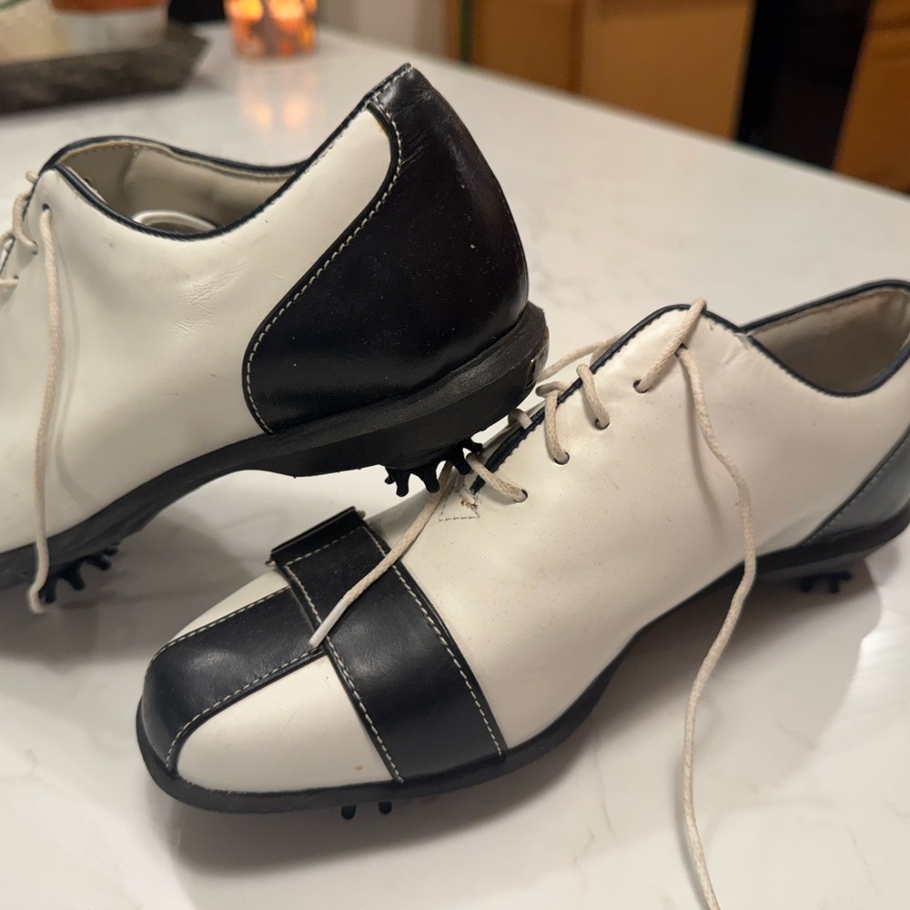 FootJoy Black and White Women's Athletic Shoes